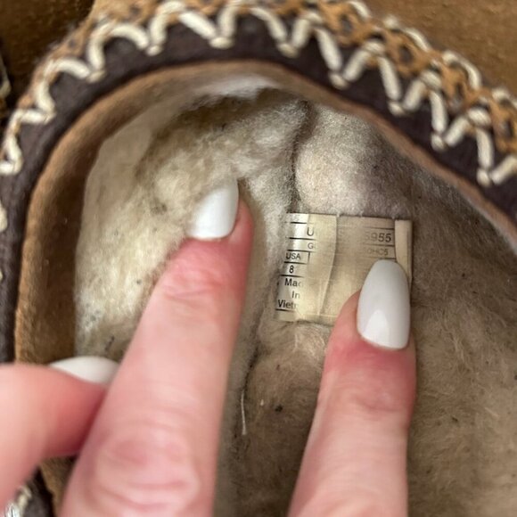 Ugg Australia Tasman Chestnut Slippers Slide On Tan Brown Women’s Size 8 - Picture 6 of 6